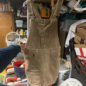 Corduroy overalls